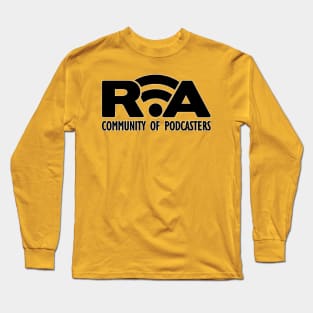 RVA Community of Podcasters (Black Letters) Long Sleeve T-Shirt